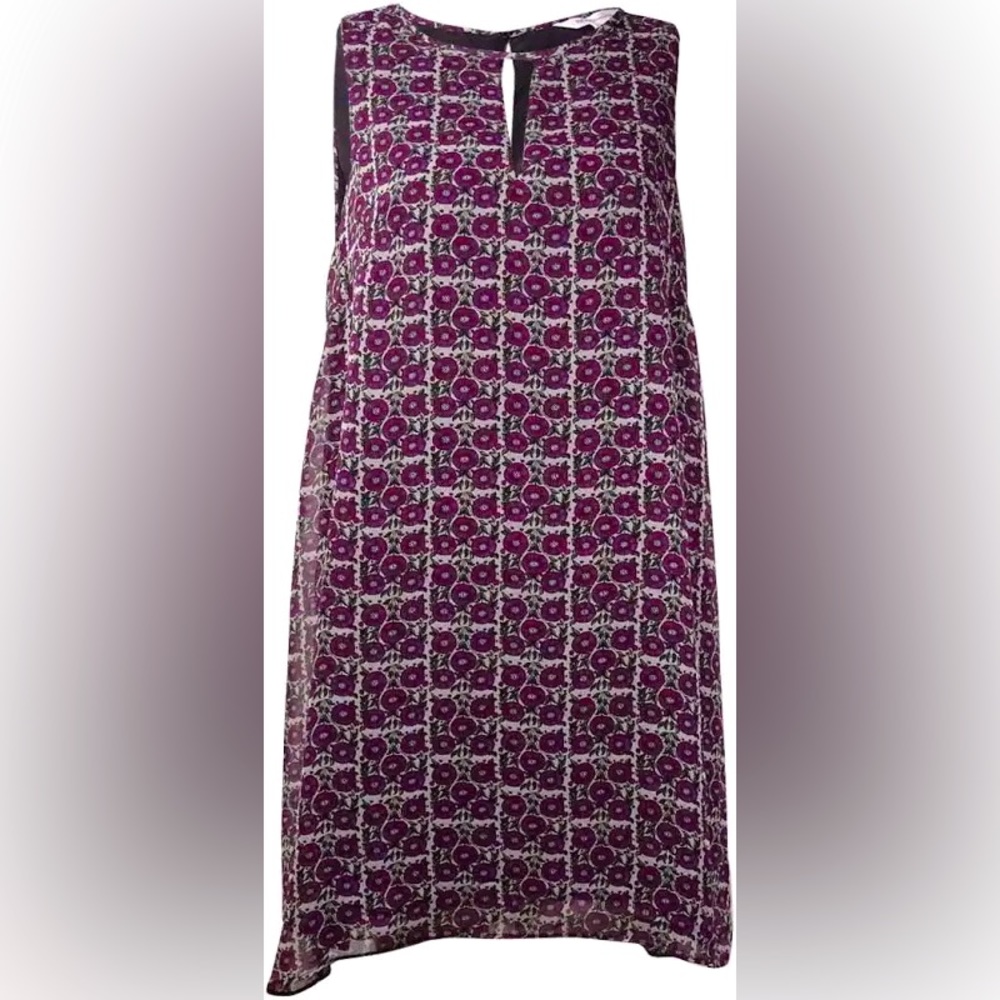 BCBGeneration Women's Keyhole Printed Tank Dress, Size Small